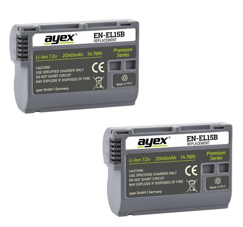 Ayex el15b batteria - en-el15b,