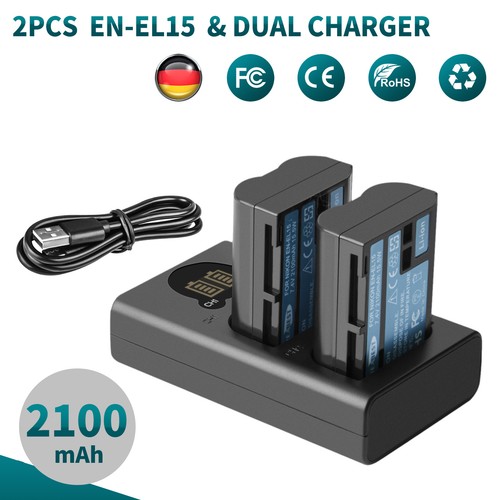 El15 el15b batteria e - 2x, en-el15