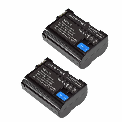 Confezione batterie el15 - 2, en-el15