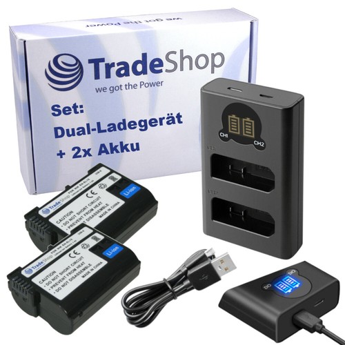 Set doppio caricatore lcd usb - set:,