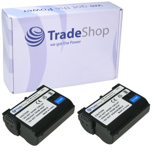 Batteria per nikon d7000 - 2x,