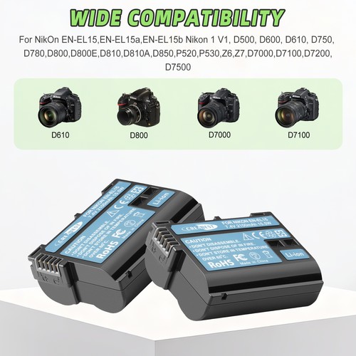 El15 el15b batteria per - en-el15,