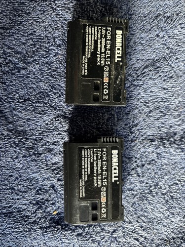 Confezione batterie el15 - 2, en-el15